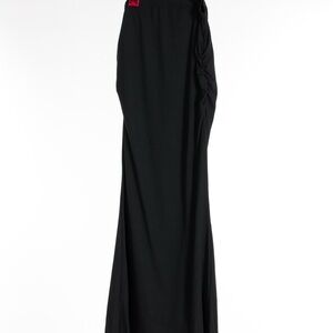 SHEIN Black High Low Skirt